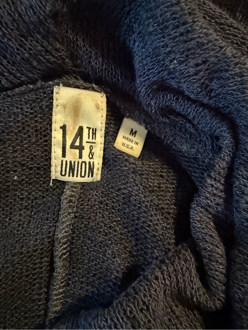 14th & Union (Nordstrom) Charcoal Gray Cowl Neck Oversized Sweater - Picture 3 of 5